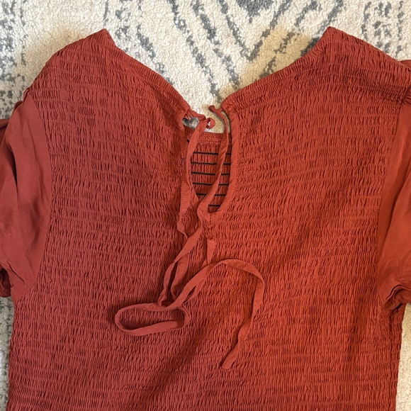 Chic Rust Dress - Picture 3 of 4